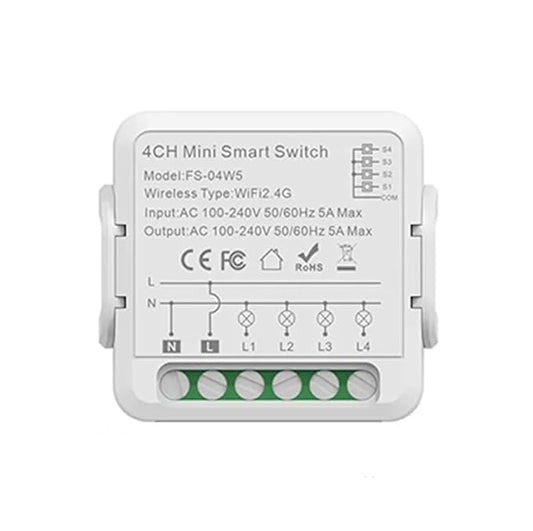 4 Gang 5A Switch Module