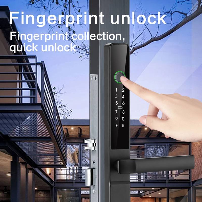 Okos Smart Wi-Fi Glass Door Lock, OKEAW-316-TT/TY