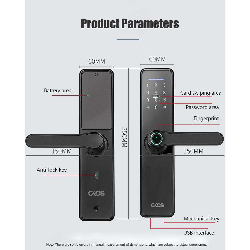 Smart Door Lock For Wooden Doors OK31