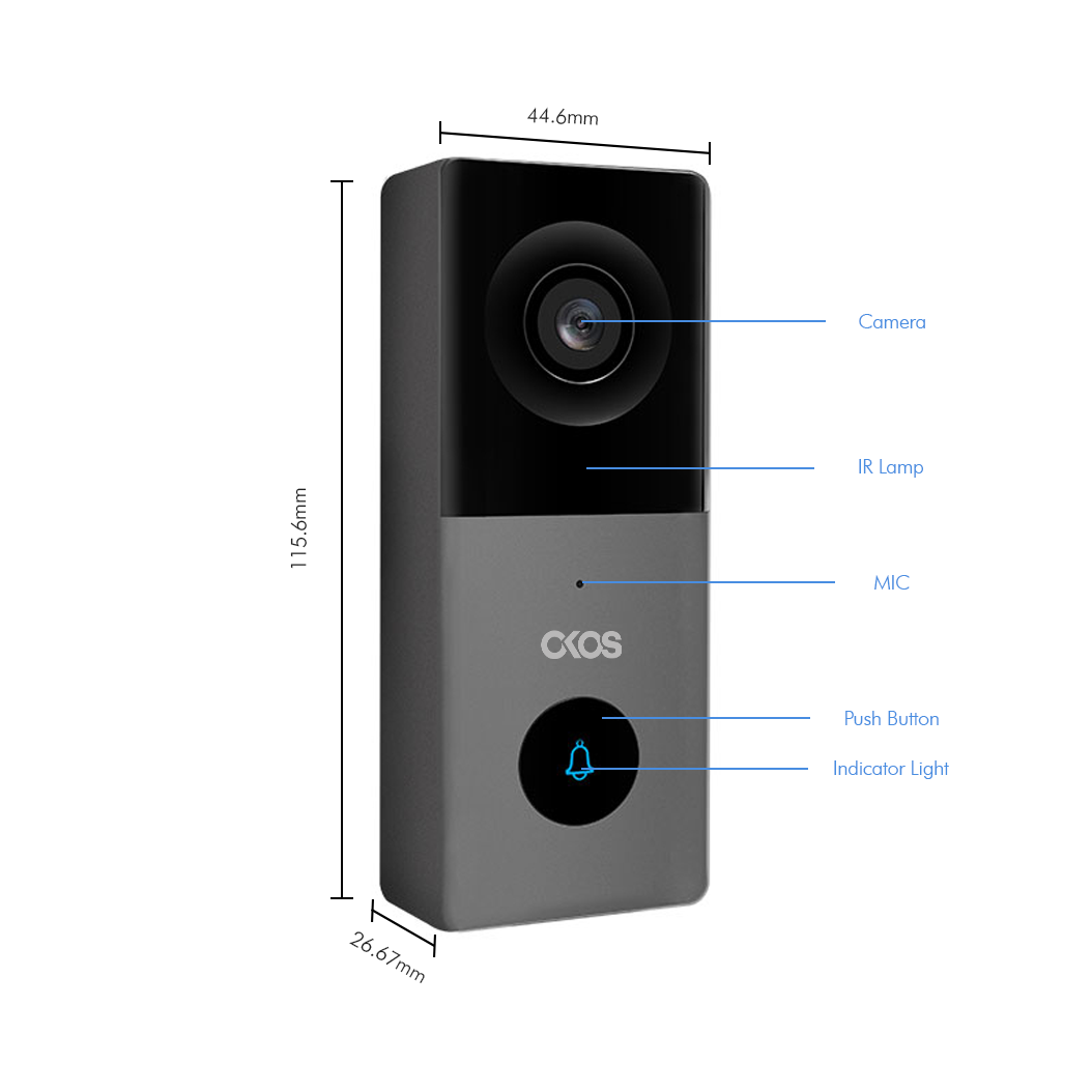 Smart Video Doorbell OK006A-1080P