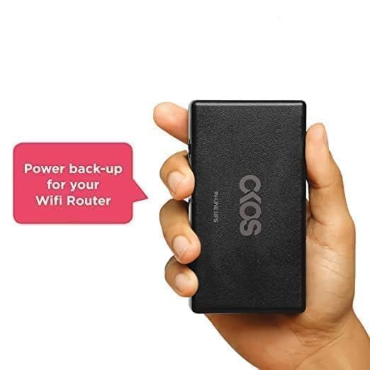 Okos Wi-Fi Router UPS ,Up to 4 Hours Backup for 12V <2A Routers