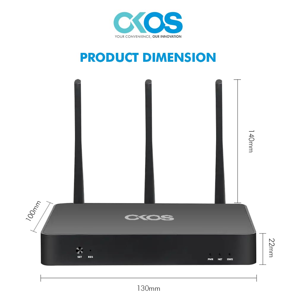 Okos Smart Zigbee Gateway ,3-Antina Zigbee Hub