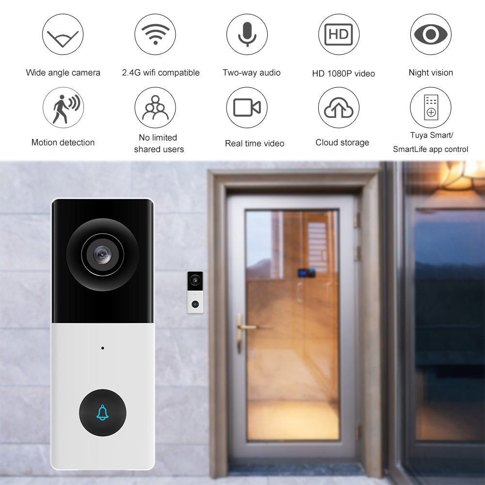 Smart Video Doorbell OK006A-1080P (Battery Powered)