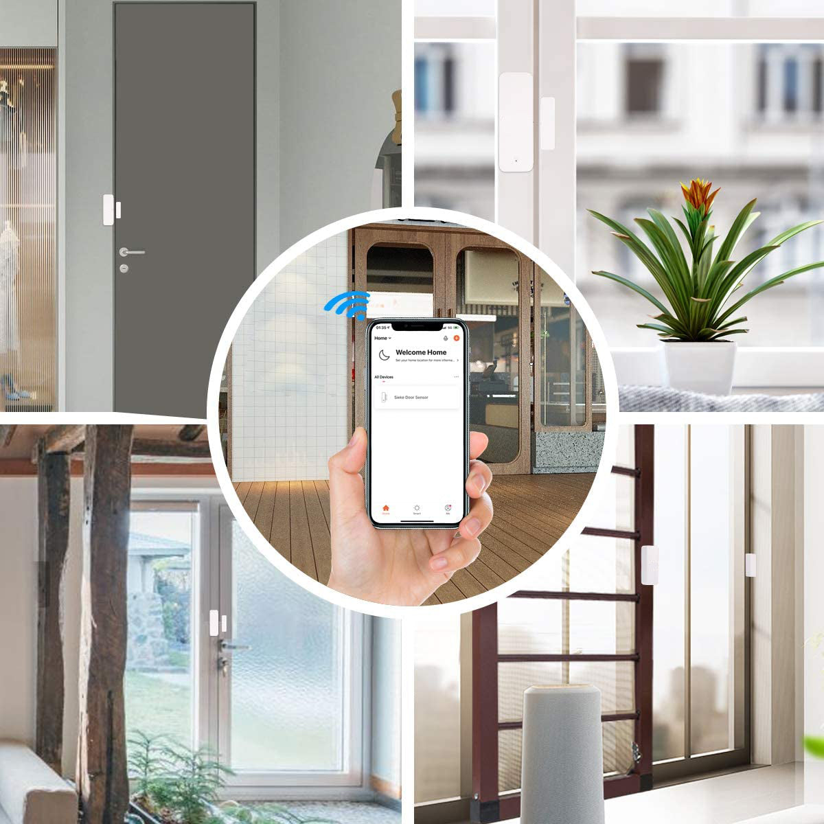 Smart Door Sensor (AAA Battery)