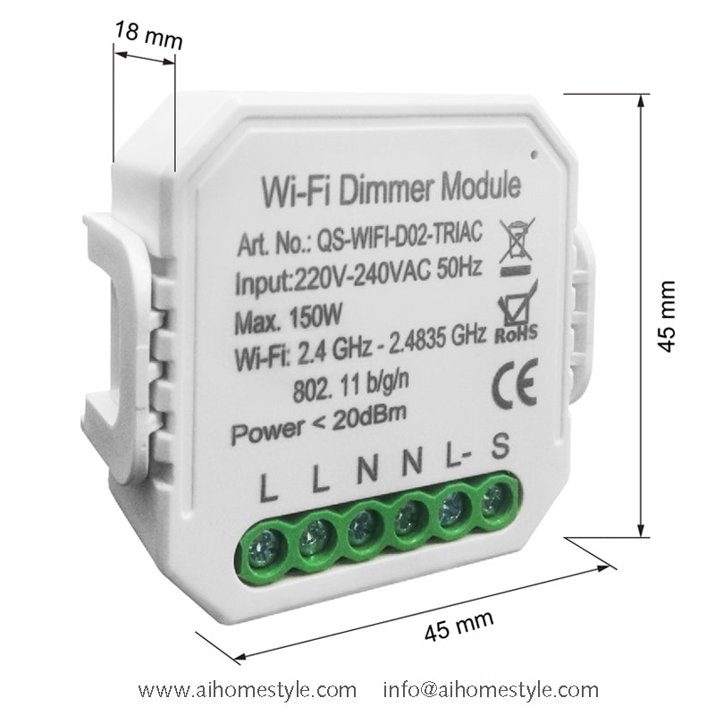 1 Gang Dimmer Module