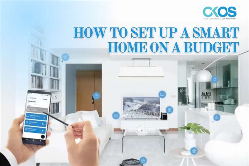 An image showing the setup of a smart home