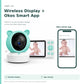 Okos Baby Monitor with Wireless Display + Okos Smart App, 1080P Camera