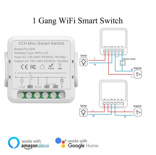 1 Gang 16A Switch Module