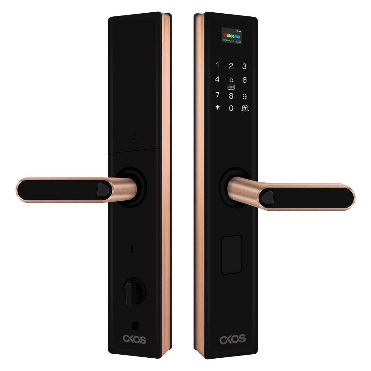 Okos Smart Wi-Fi Wooden Door Lock, OKWDL-OT11