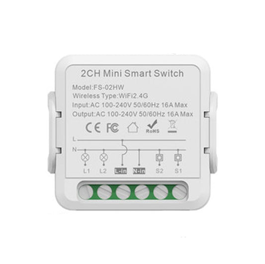 2 Gang 16A Smart Switch Module