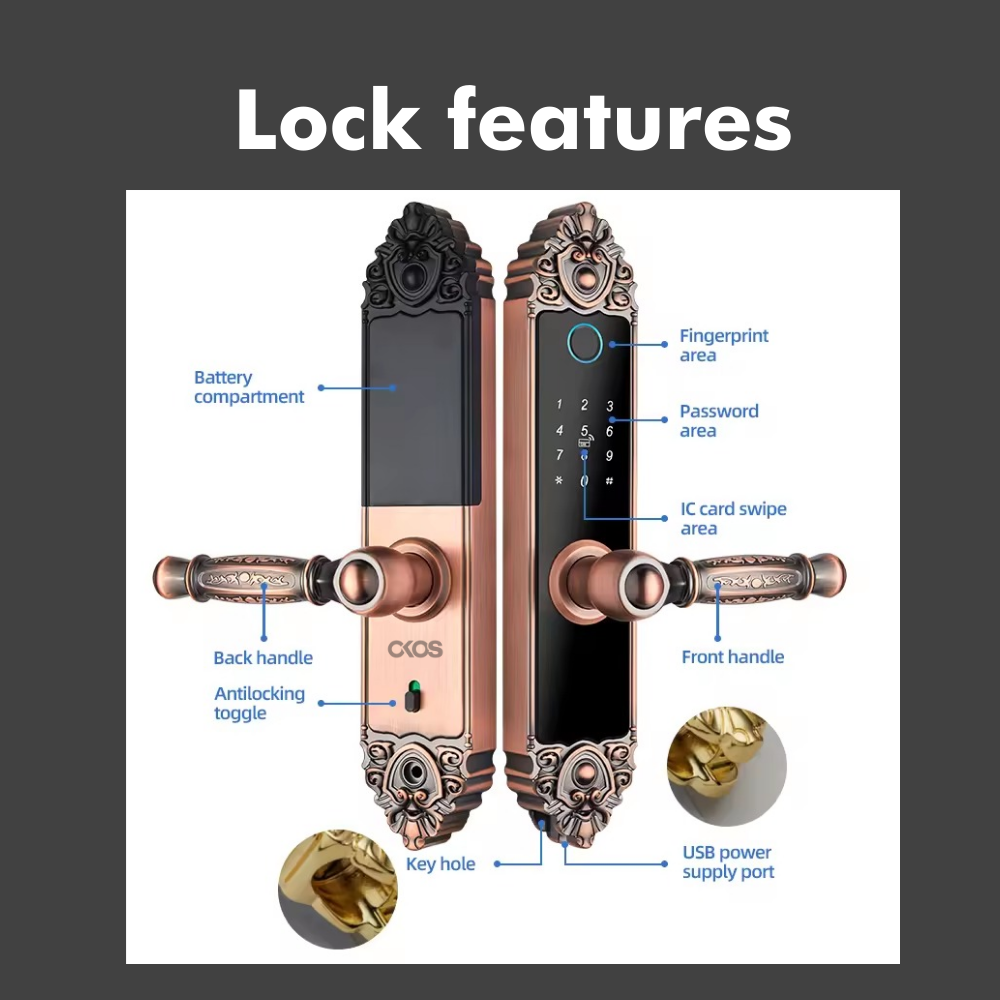 Okos Smart MIni Villa Lock ,OKV993-TY