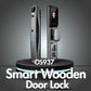 Okos Smart Wooden Door Lock with AI Face Recognition Camera | OKWFL-937-TY