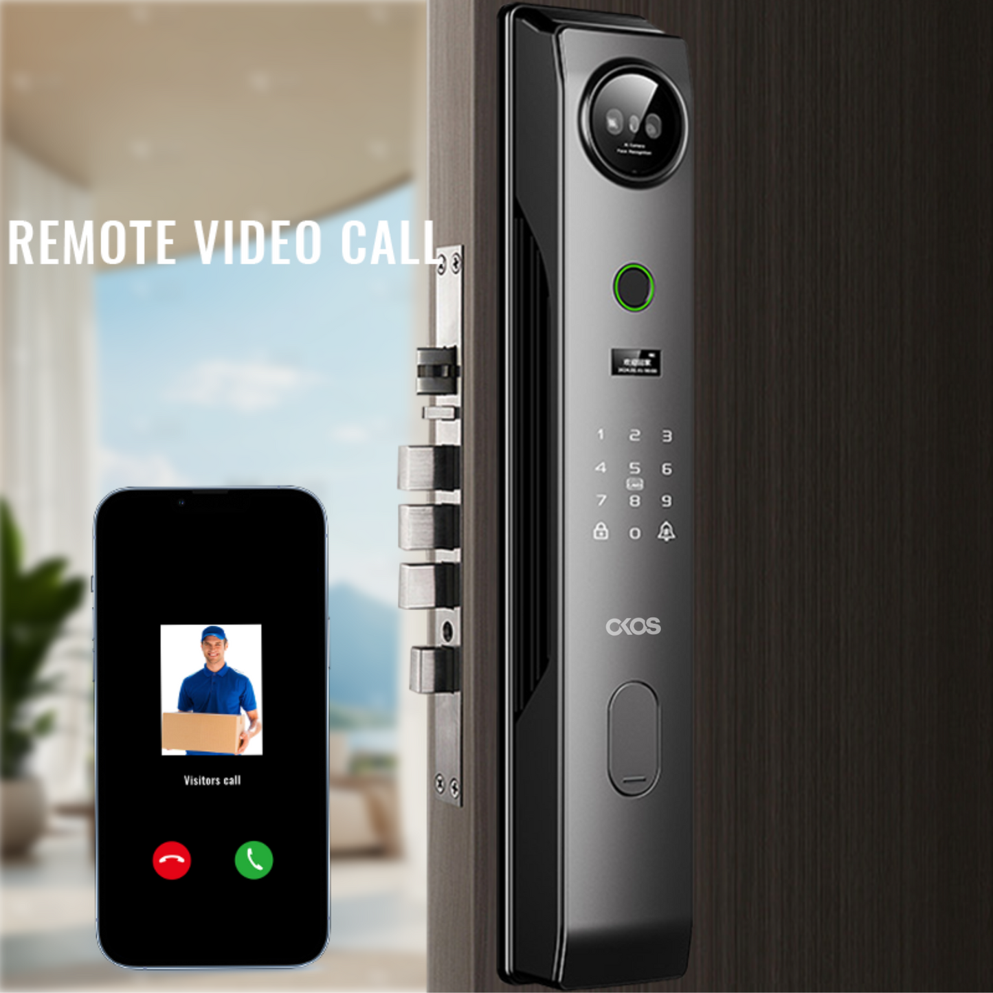 Okos Smart Face-id Door Lock ,Ok_K300.