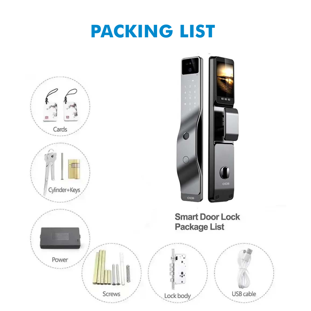 Okos Digital Smart Door Lock ,Ok_0125