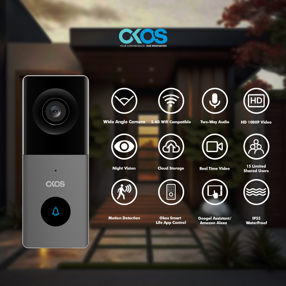 Smart Video Doorbell OK006A-1080P