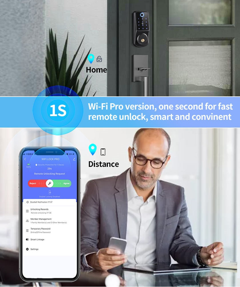 One Lock Order Smart Single Bolt Door Lock - OKOS