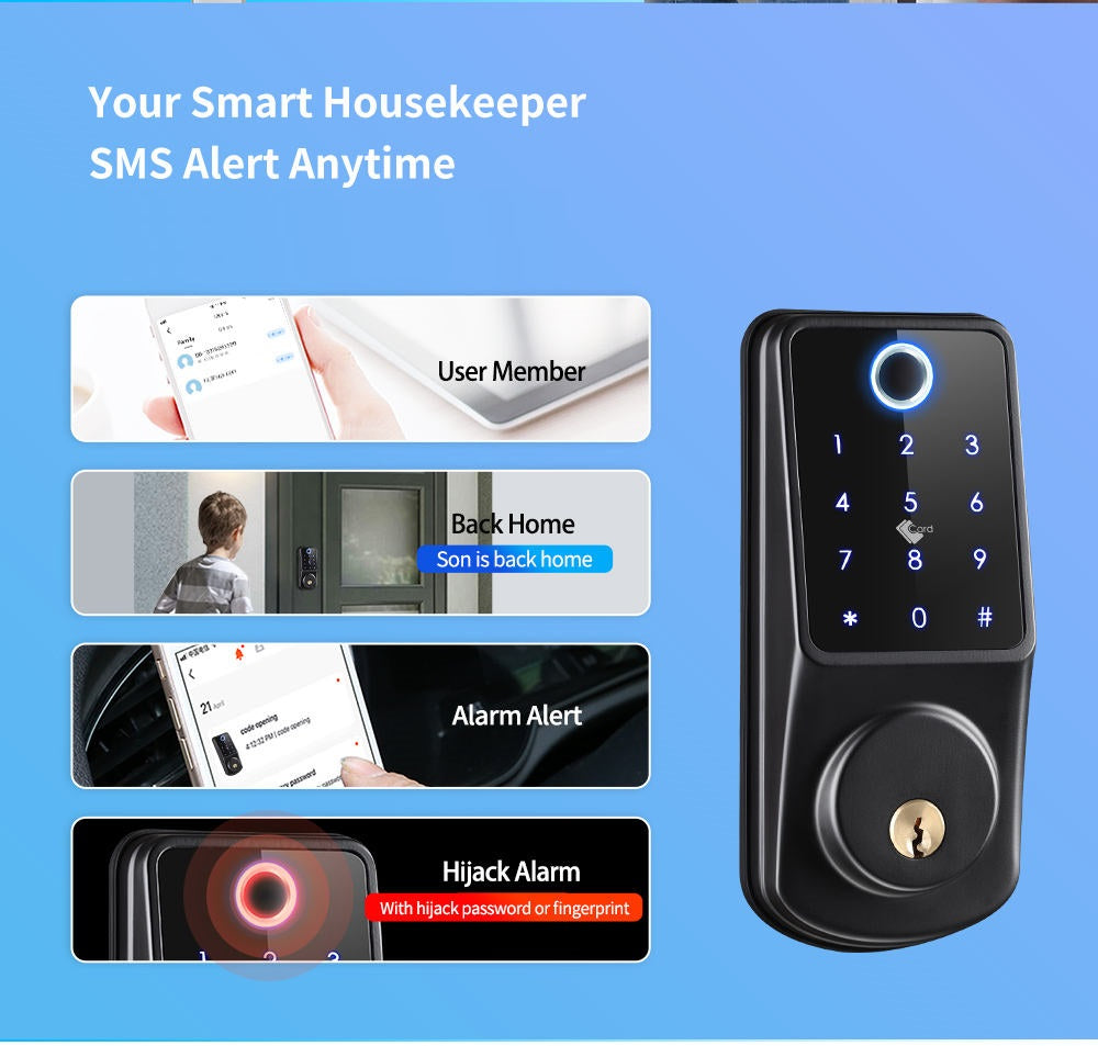 Smart Single Bolt Door Lock