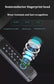 Okos Smart Wi-Fi Glass Door Lock, OKEAW-316-TT/TY