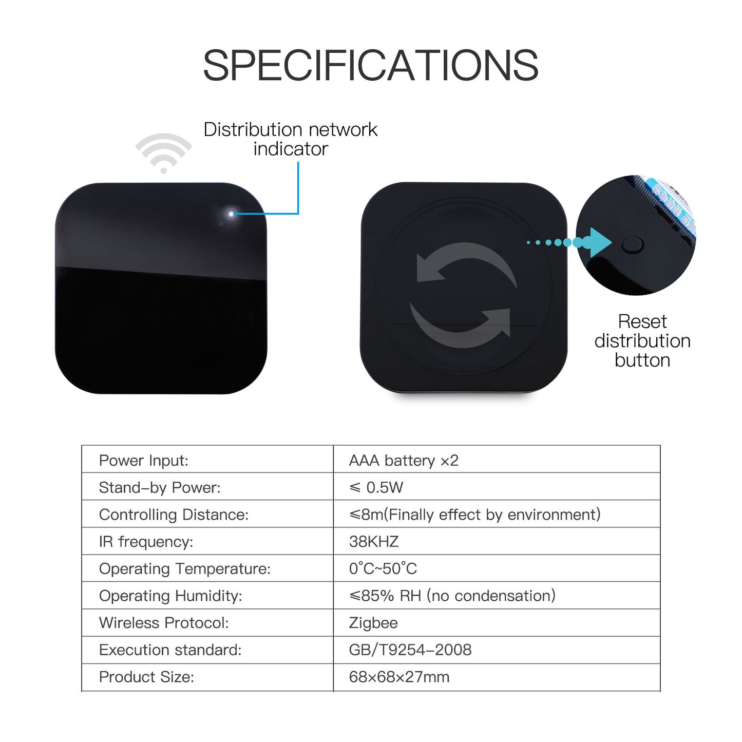 Okos ZigBee Smart IR Hub,OKIR-Z4 Air
