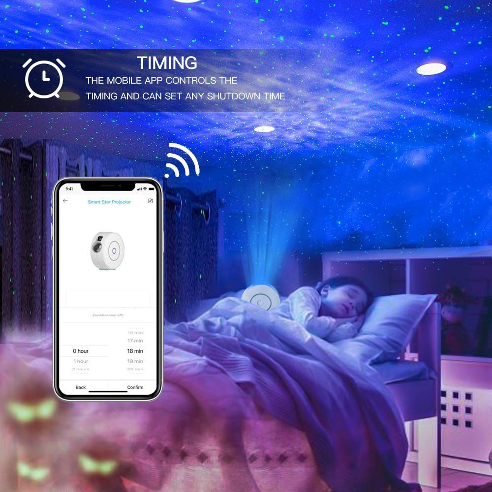 Okos Smart Wifi Star Night Light Lamp Projector