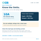 10A per-channel rating with separate 10A marked input and output maximum and load cautions