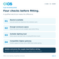 4-gang Zigbee module installation checklist: neutral, space, load and gateway; electrician required