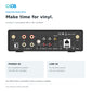 H50 phono and line inputs for compatible turntables and line-level sources