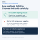 4-gang modules are for low-wattage lighting only, not LED-strip power supplies, high-inrush drivers, heavy appliances or inductive motor loads.