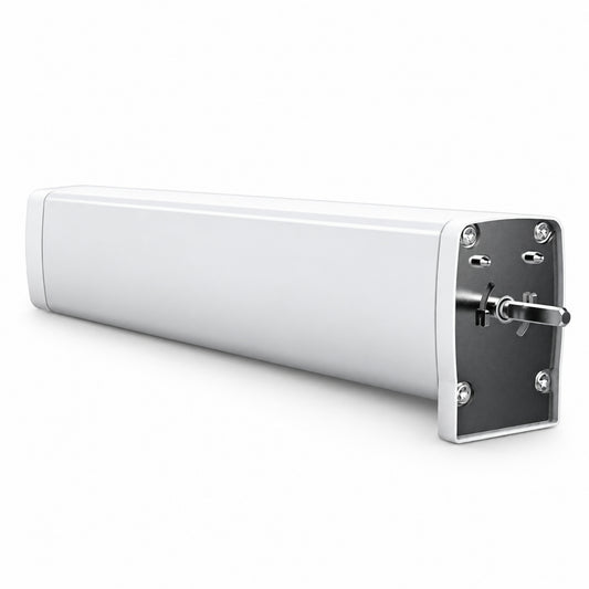 OKOS Prime Glide curtain motor — source-guided product composition; final supplied pack contents to be confirmed