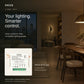 OKOS 3-Gang Wi-Fi Smart Switch Module: Benefit-led architectural lifestyle hero