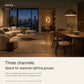 OKOS 3-Gang Wi-Fi Smart Switch Module: Variant-specific lighting-channel application story