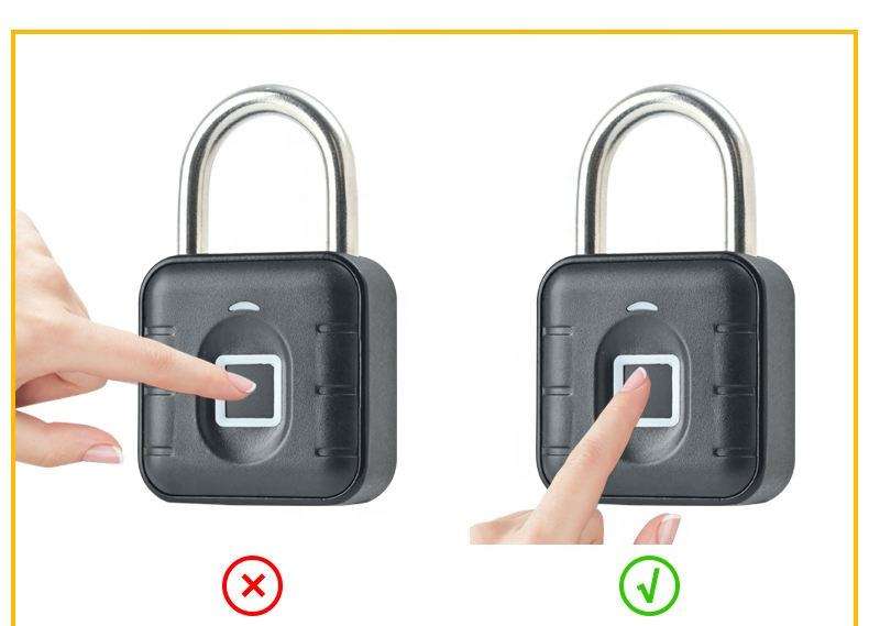 Okos Smart Fingerprint Bluetooth Padlock, IP67