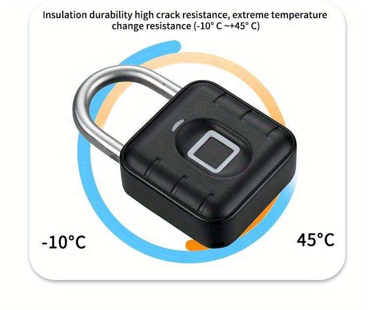 Okos Smart Fingerprint Bluetooth Padlock, IP67