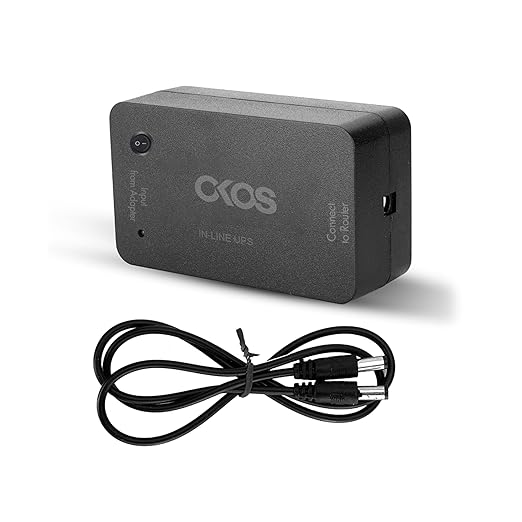 Okos Wi-Fi Router UPS ,Up to 4 Hours Backup for 12V <2A Routers