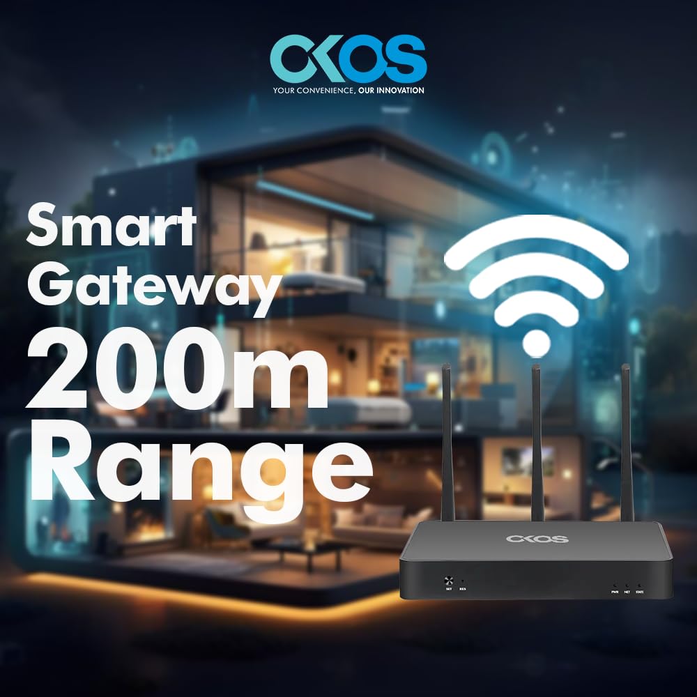 Okos Smart Zigbee Gateway ,3-Antina Zigbee Hub