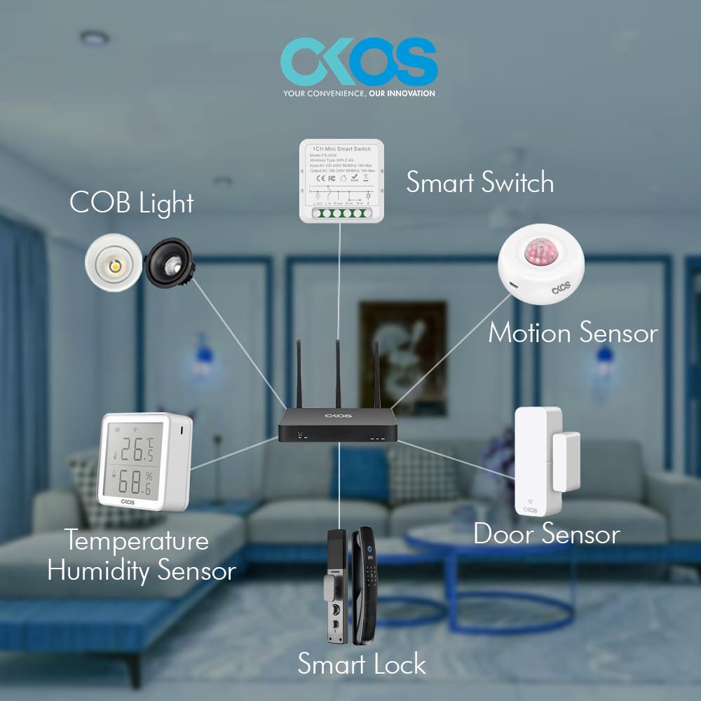 Okos Smart Zigbee Gateway ,3-Antina Zigbee Hub