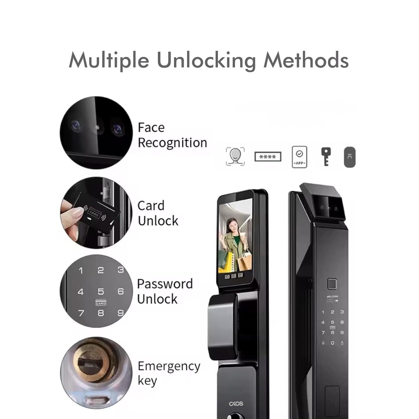 Okos Smart X7 Face-id Lock ,OK_X7_Lock