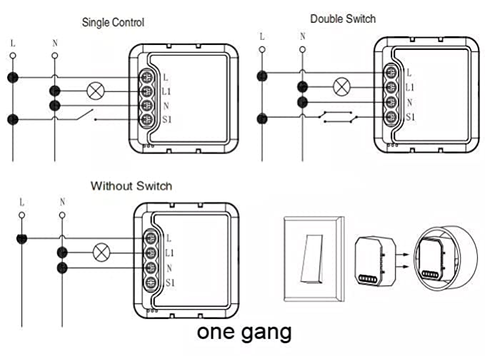 1 Gang 16A Switch Module