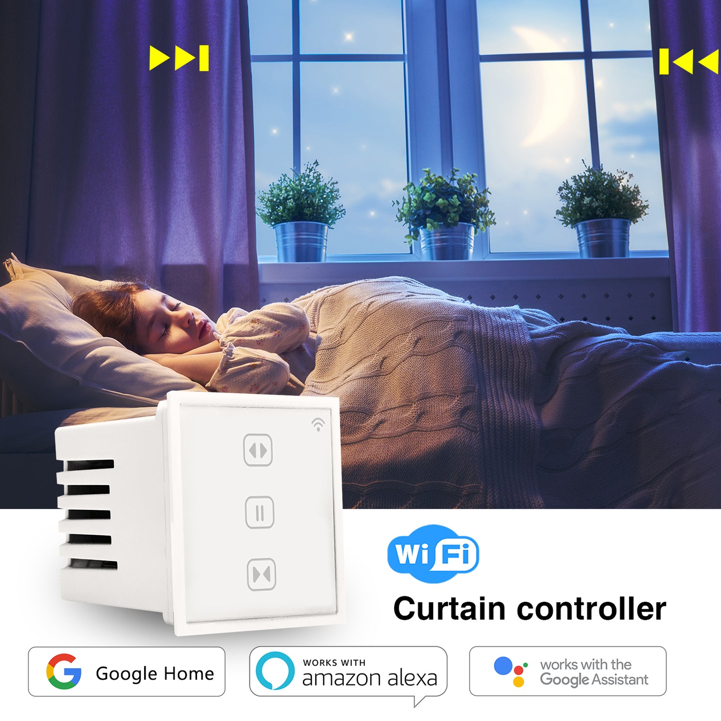 Smart Curtain Controller 5A Touch Switch